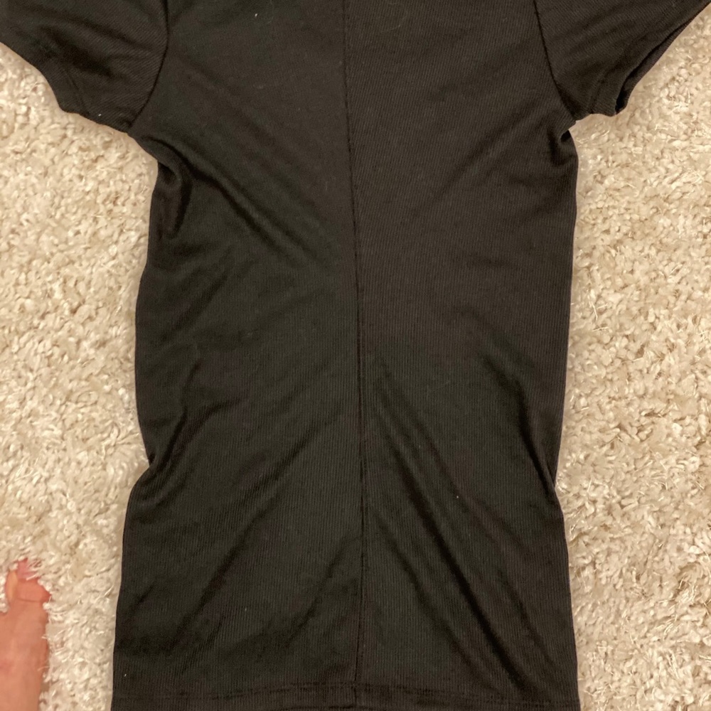 Victoria Secret Pink ribbed crew tee size S - Picture 2 of 3